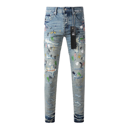 SALL Purple Fashion jeans 9072