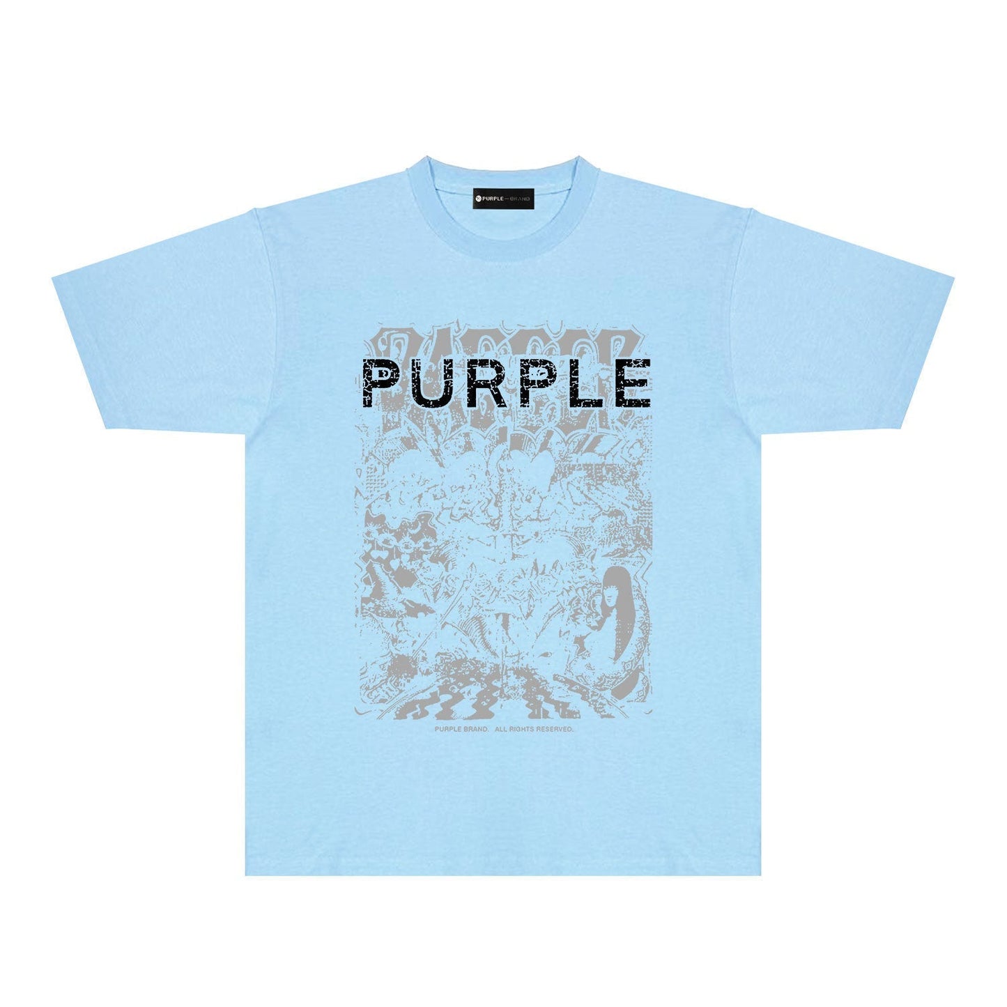 SALL Purple Fashion T-shirt
