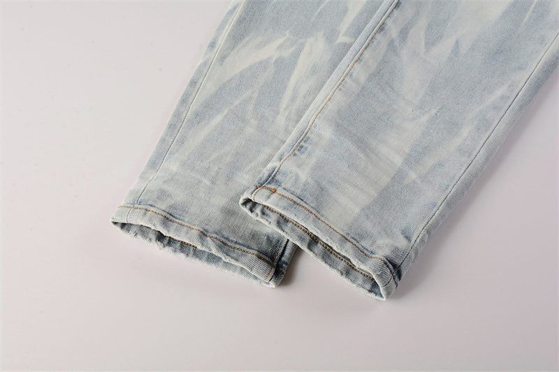 SALL Purple Fashion jeans 7017
