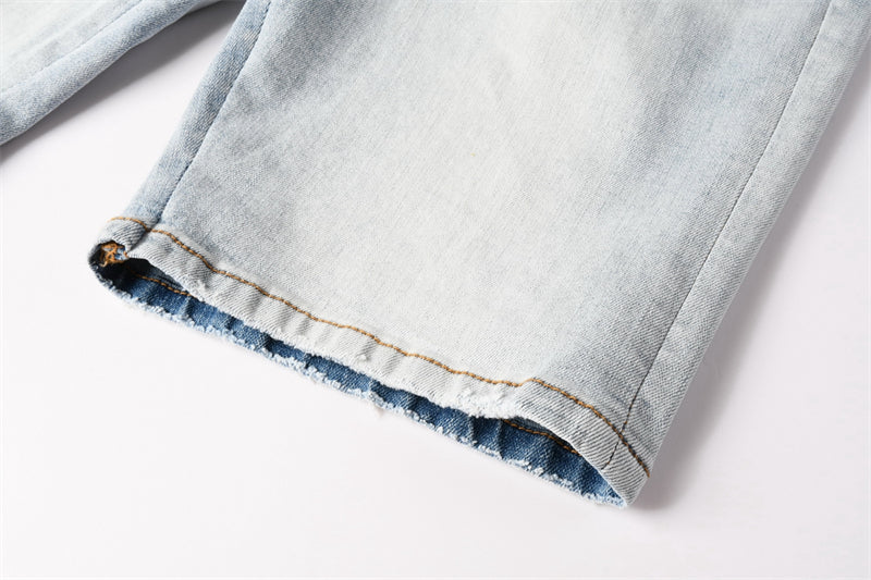 SALL AMIRI  Fashion Denim shorts 6009