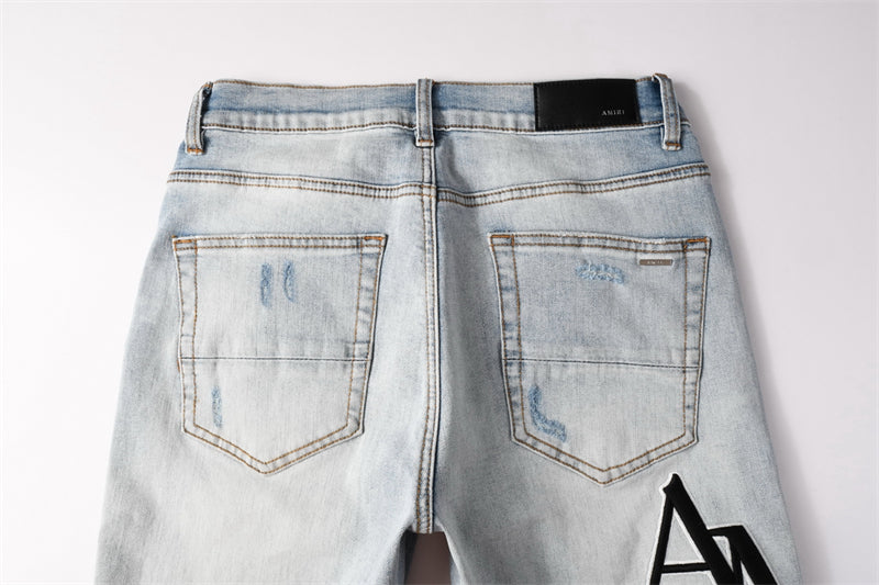 SALL AMIRI  Fashion Denim shorts 6009