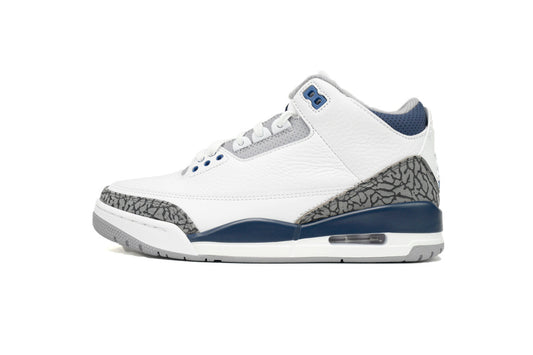 AJ 3 White Navy Cement