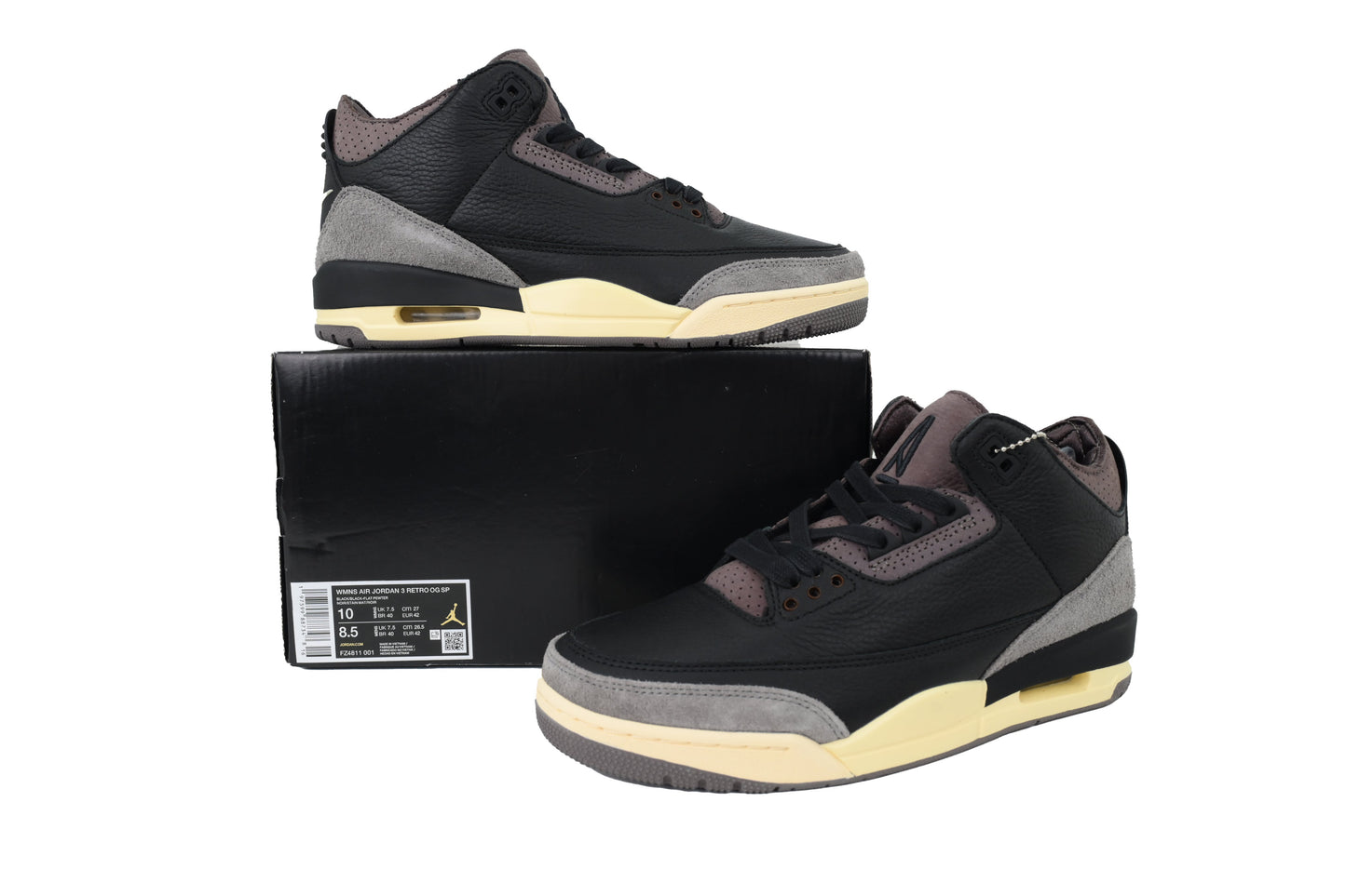 A Ma Maniére x AJ 3 Black