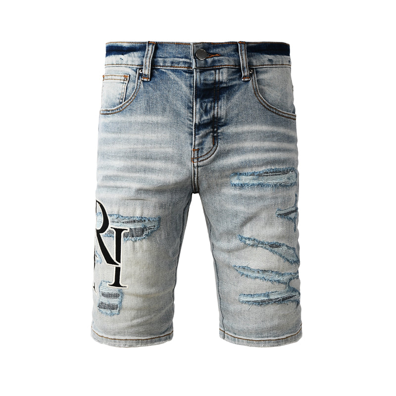 SALL AMIRI  Fashion Denim shorts 6003