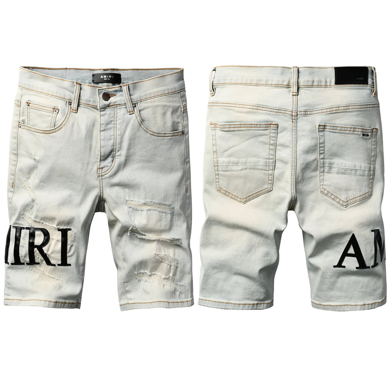 SALL AMIRI  Fashion Denim shorts 6001
