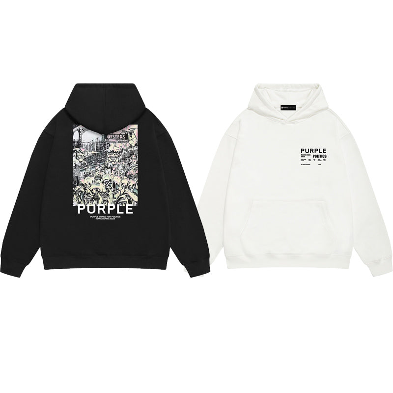 SALL Purple Fashion sweatshirts