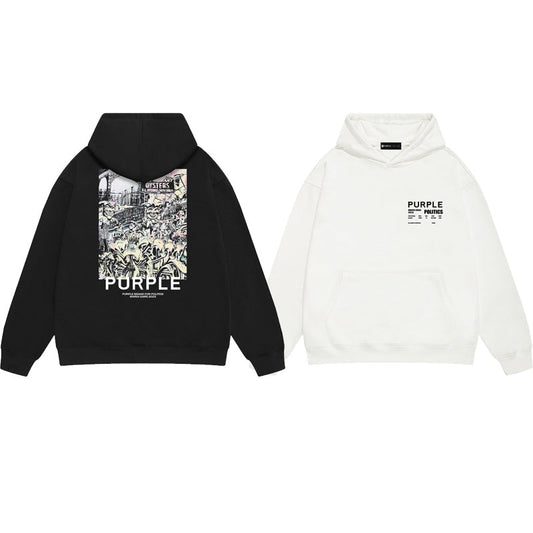 SALL Purple Fashion sweatshirts