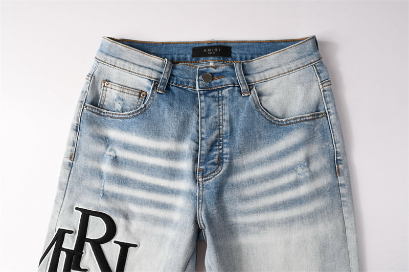 SALL AMIRI  Fashion Denim shorts 6009