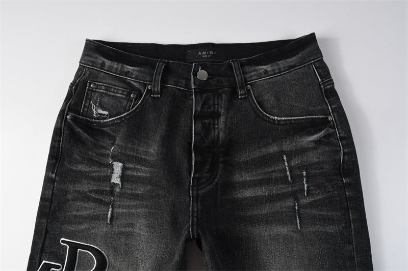 SALL AMIRI  Fashion Denim shorts 6004