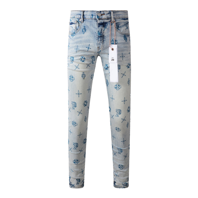 SALL Purple Fashion jeans 9063