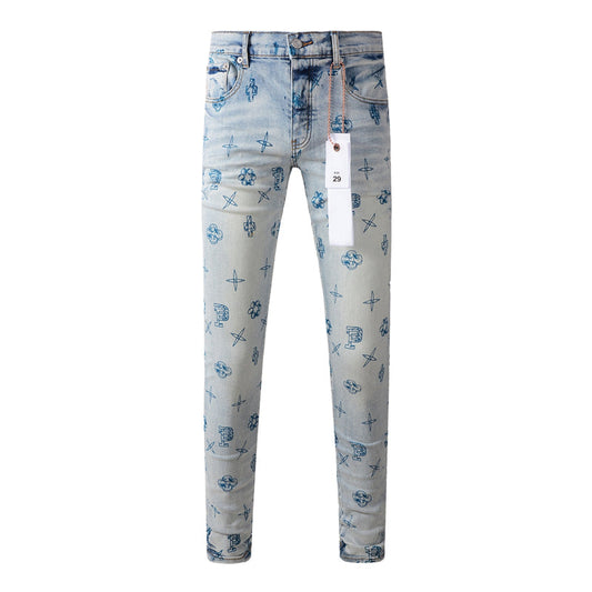SALL Purple Fashion jeans 9063