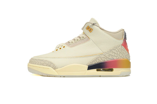 J Balvin x AJ 3 White Blue Red