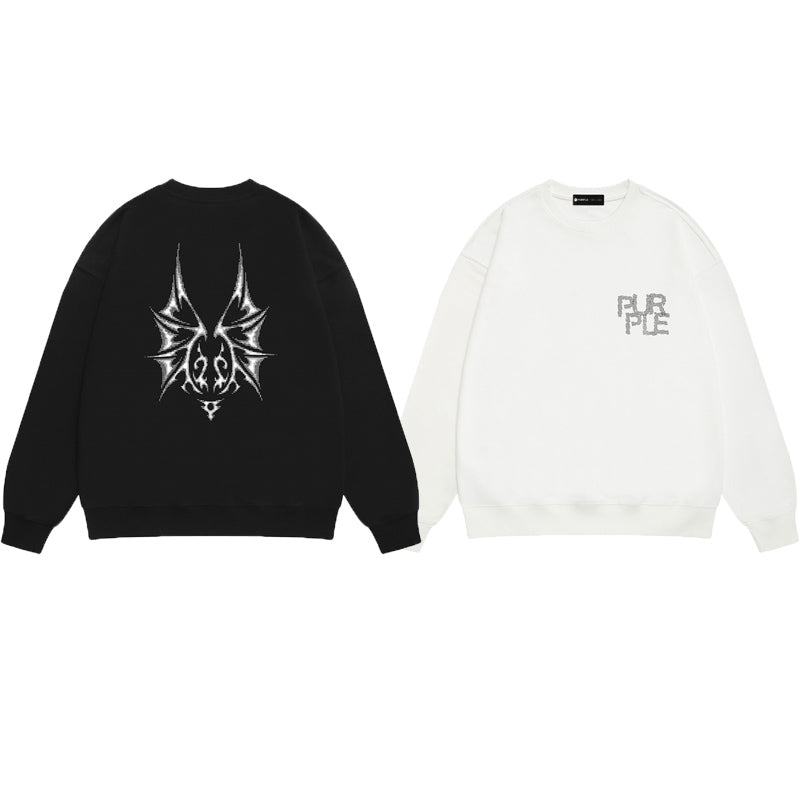 SALL Purple Fashion sweatshirts