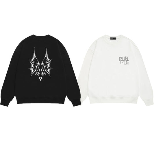 SALL Purple Fashion sweatshirts