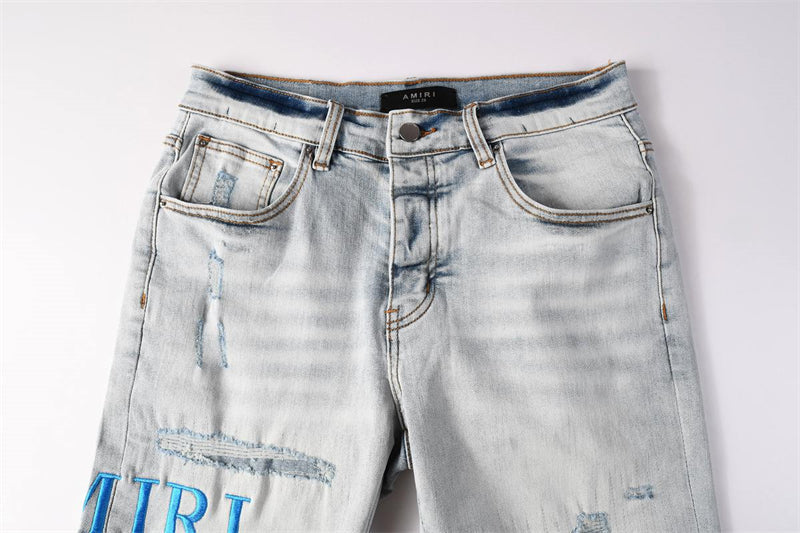 SALL AMIRI  Fashion Denim shorts 6012
