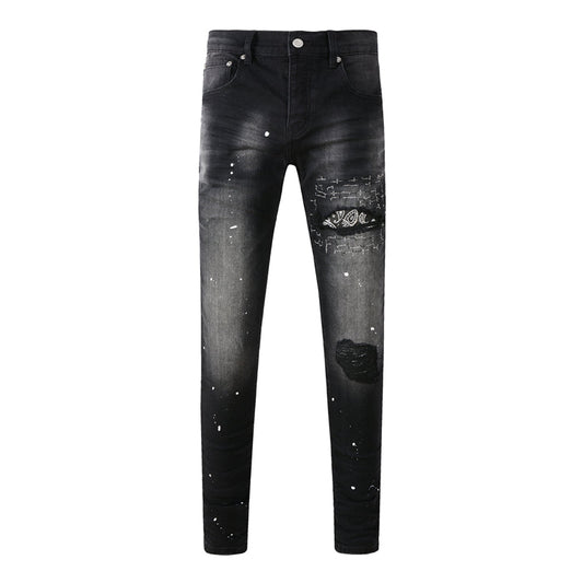 SALL Purple Fashion jeans 9099