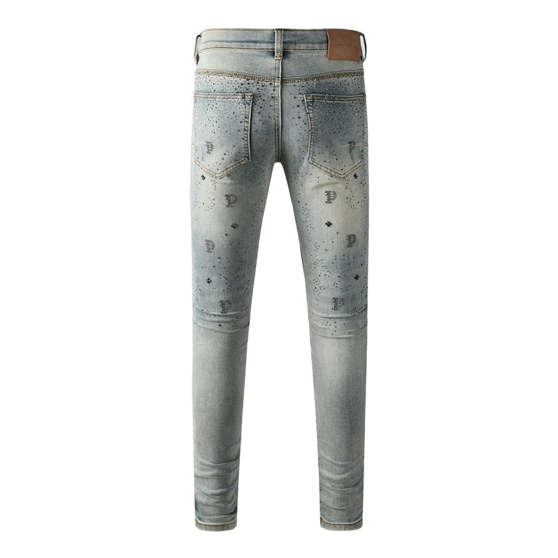SALL Purple Fashion jeans 9127
