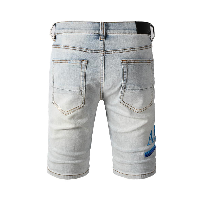 SALL AMIRI  Fashion Denim shorts 6012
