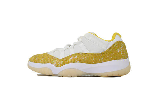 AJ 11 Retro Low WMNS “Yellow Snakeskin