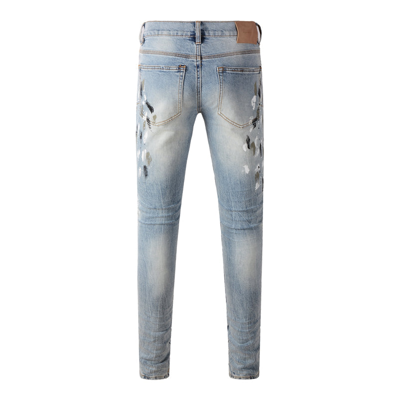 SALL Purple Fashion jeans 9100