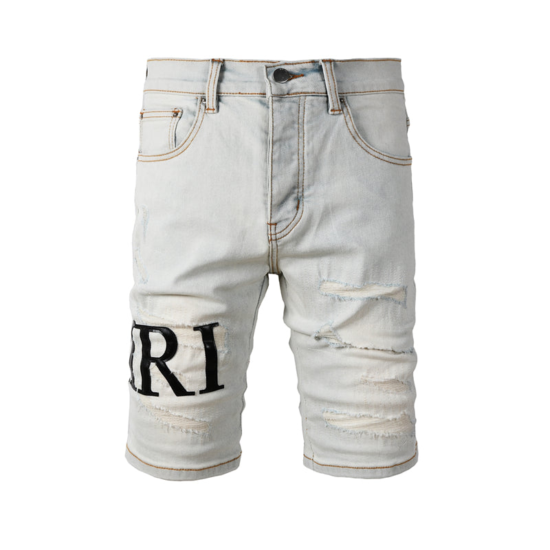 SALL AMIRI  Fashion Denim shorts 6001