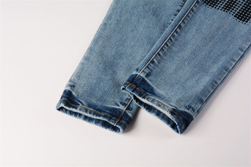SALL Purple Fashion jeans 9052