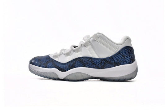 AJ 11 Retro Low Navy Snakeskin
