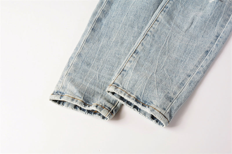 SALL Purple Fashion jeans 9100