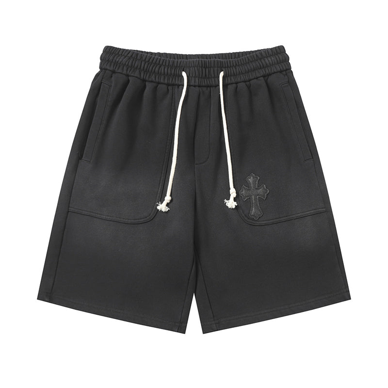 Chrome Hearts Distressed Cotton Shorts | Luxury Streetwear