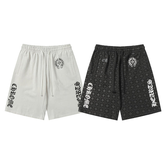Chrome Hearts Distressed Cotton Shorts | Luxury Streetwear