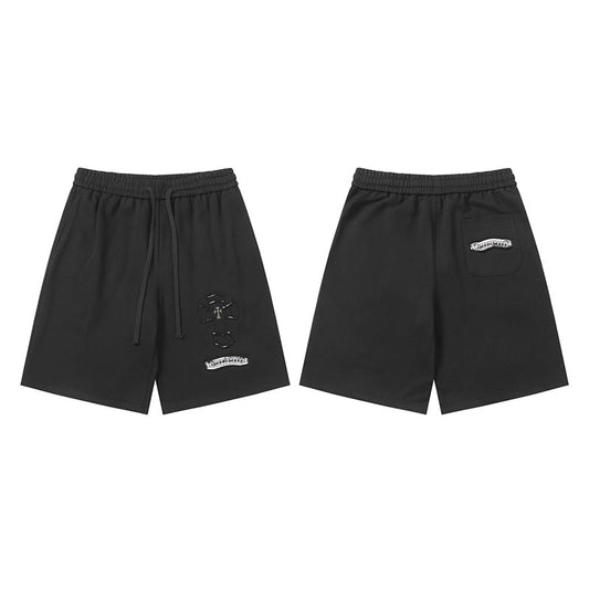 Chrome Hearts Distressed Cotton Shorts | Luxury Streetwear