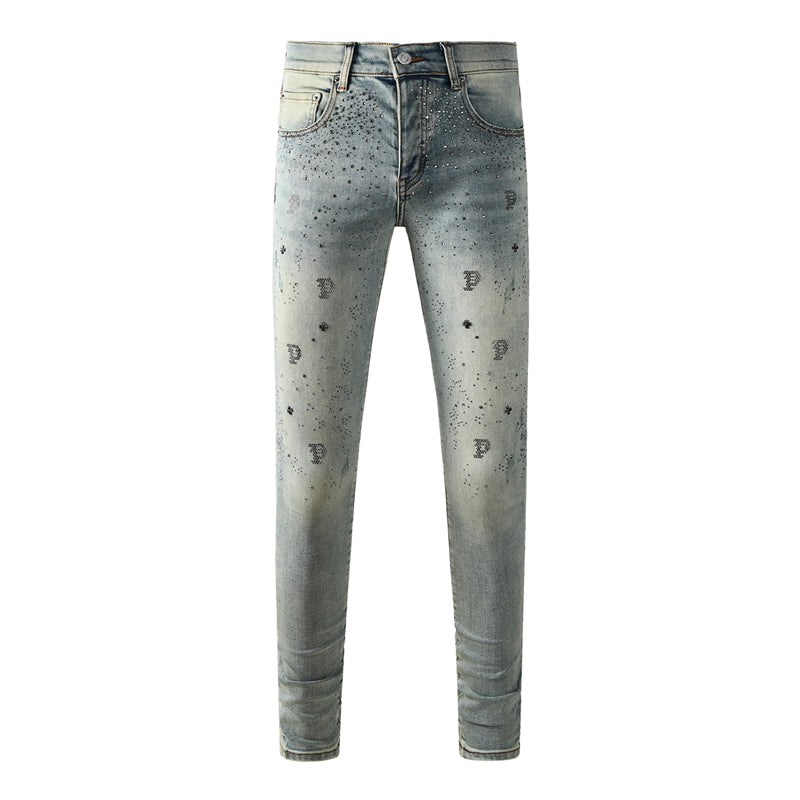 SALL Purple Fashion jeans 9127