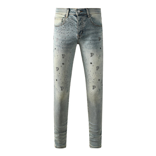SALL Purple Fashion jeans 9127