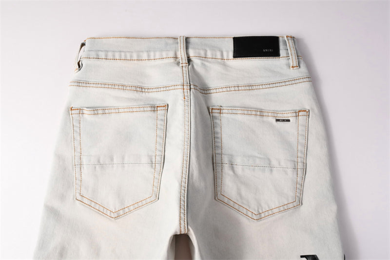 SALL AMIRI  Fashion Denim shorts 6001