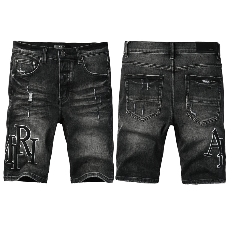 SALL AMIRI  Fashion Denim shorts 6004