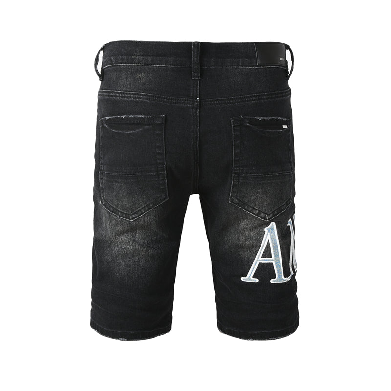 SALL AMIRI  Fashion Denim shorts 6005
