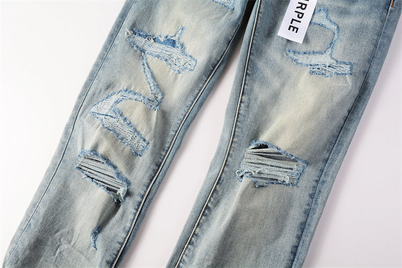 SALL Purple Fashion jeans 9013