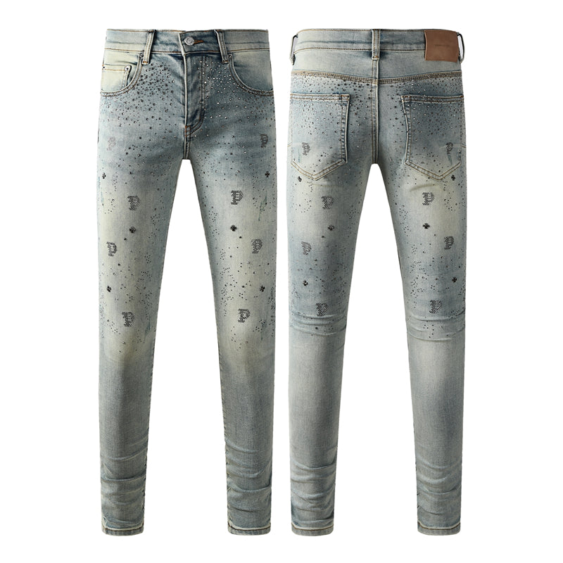 SALL Purple Fashion jeans 9127