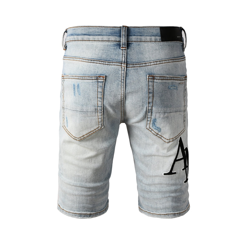 SALL AMIRI  Fashion Denim shorts 6009