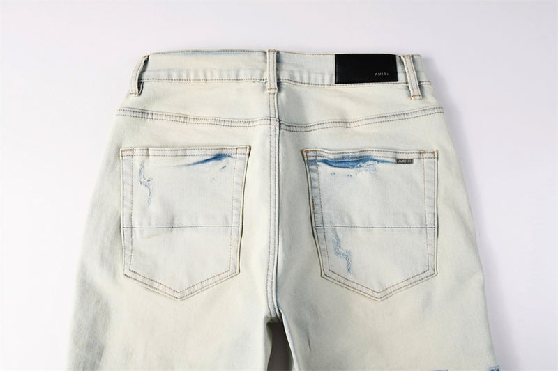 SALL AMIRI  Fashion Denim shorts 6002